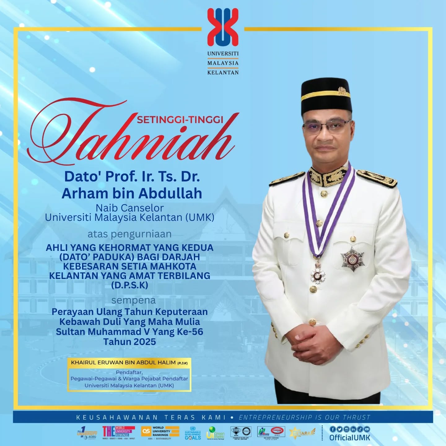 TAHNIAH DATO NC