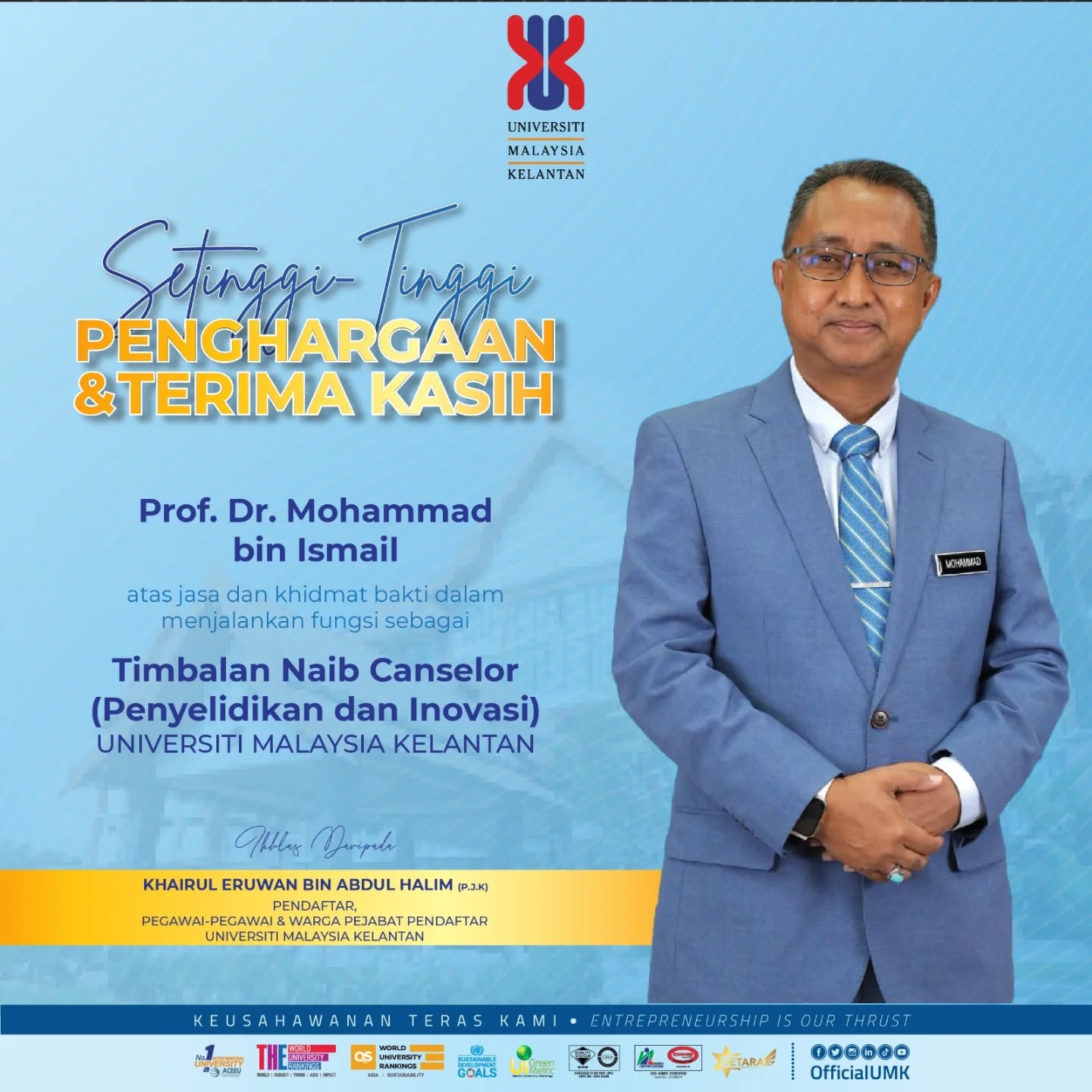 TERIMA KASIH PROF MAD